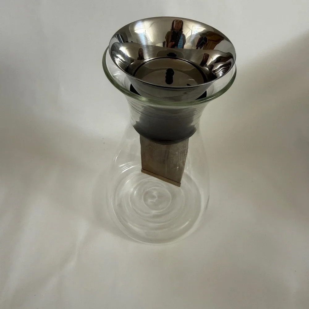 Vintage Eva Solo CafeSolo 1L Coffee Maker Glass Carafe Neoprene Cover Denmark
